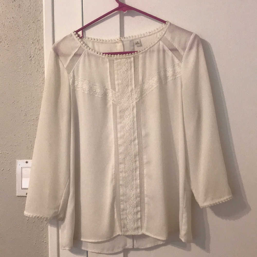 LC Lauren Conrad Lace Blouse